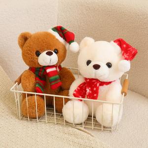 ODM OEM Peluche ours en peluche personnalisée unisexe douce <span class=keywords><strong>et</strong></span> confortable, adorable, avec écharpe de Noël en coton PP pour les activités <span class=keywords><strong>et</strong></span> les fêtes - Product Image 3