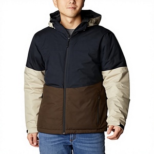 Nouvelle veste universitaire en jean déchiré et délavé pour homme, coupe ample, imperméable, à capuche, col à revers, poches zippées, style décontracté pour jeunes - Product Image 3