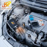 Chauffe-eau hydronique diesel 12V 5KW avec télécommande pour préchauffage de liquide de refroidissement