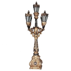 Ornamen jalan luar ruangan Modern lampu gantung besi cor lampu besi tempa untuk dijual - Product Image 2