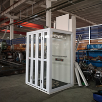 Ascenseur hydraulique pour porte d'entrée intérieure et extérieure, ascenseur pour 2 personnes, petit ascenseur pour maison, ascenseur domestique