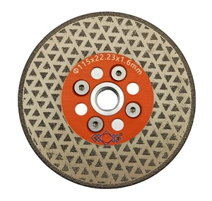 Disco abrasivo diamantato professionale brasato sottovuoto per il taglio di pietra e porcellana - Product Image 1