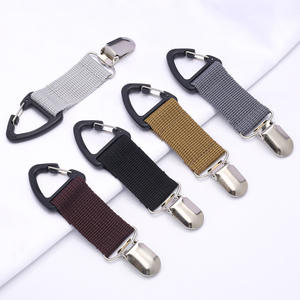 Clip de chapeau de paille portable pour voyage en plein air - Clip de sac multifonctionnel avec sangle de suspension, boucle en sangle - Product Image 2