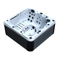 Spa de nage moderne Balboa Control Kingston pour 4 à 6 personnes, idéal pour villas et hôtels, avec fonction massage, pour jardin extérieur