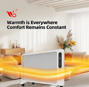 Promotion de Noël : Radiateur Convector <span class=keywords><strong>Électrique</strong></span> Autonome 1500W Économe en Énergie avec Télécommande et Protection Anti-Chute, pour Espaces de 100-400 pieds carrés, en Métal - Product Image 1