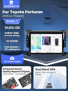 <span class=keywords><strong>Radio</strong></span> para Auto DUDUAUTO DUDU7 A7870 AKM7739 VELVET DSP TDA7808 con Amplificador para Toyota Fortuner 2016-Presente, Volante a la Derecha - Product Image 2