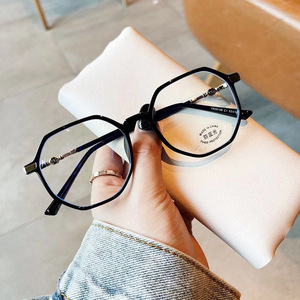 Nouvelles lunettes anti-lumière bleue TR90 pour femmes, monture irrégulière, monture intégrale, verres en PC, protection anti-UV, montures de lunettes - Product Image 2