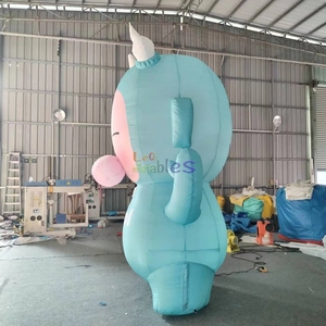 Poupée gonflable 3M pour bébé, motif dessin animé, avec tétine, modèle Cool Inflatable Babies <span class=keywords><strong>GiGi</strong></span> Bond Pig, pour la publicité en magasin de produits pour bébés - Product Image 6