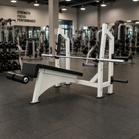 Banc de musculation inclinable pour la musculation et l'entraînement de force à domicile et en studio de fitness