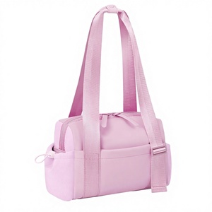 Pink Mini Gym <b>Bag</b> Women Waterproof Nylon Sports Tote Lightweight Duffle Shoulder <b>Bag</b> for Yoga Beach Travel - Product Image 4