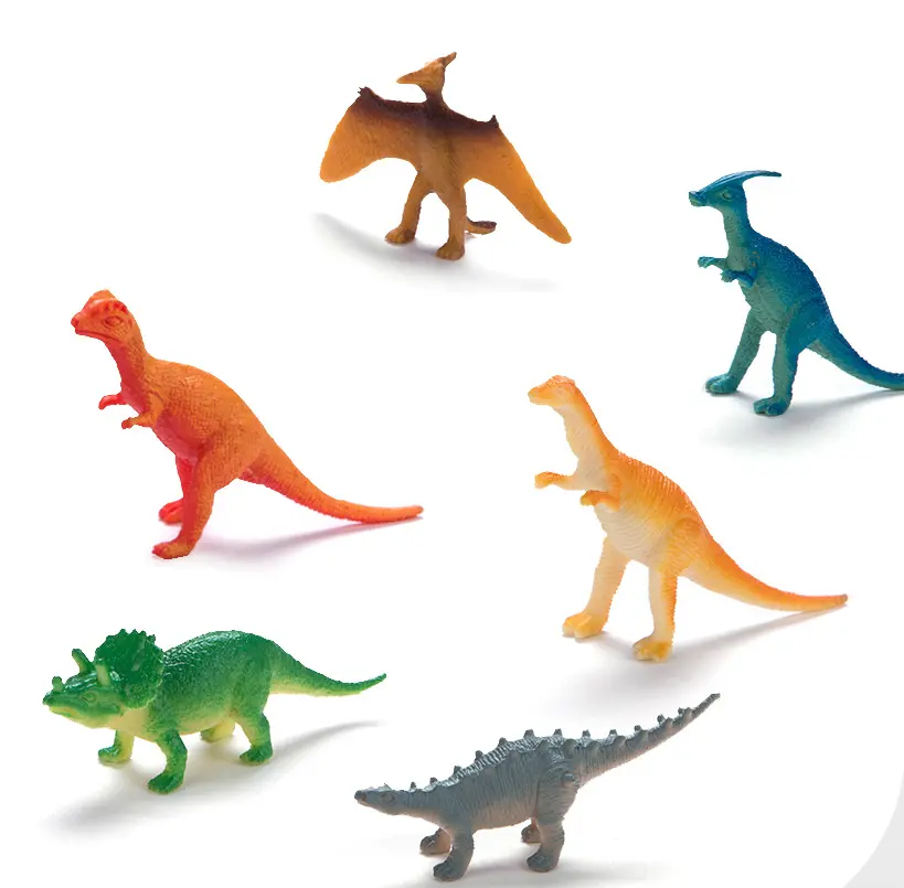 wholesale 12pcs pvc animals new kids mini toy dinosaur 2-3cm solid plastic cartoon realistic model figurine supermarket hot sale