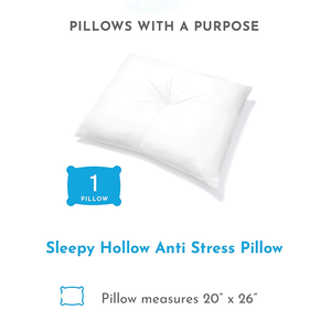 Almohada Cervical Terapéutica Anti Estrés Sleepy Hollow, Cojín Cómodo para Dormir, Almohadas Blancas de Poliéster para Cama, Alta Calidad - Product Image 3