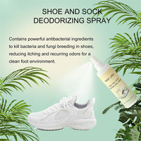 Spray désodorisant longue durée pour chaussures et chaussettes, marque privée, éliminateur d'odeurs