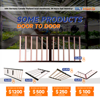 720 watts hydroponique Commercial 5X5 pieds Samsung barre lumineuse rouge lointain Dimmable 720 W Led plantes élèvent des lumières spectre complet Led