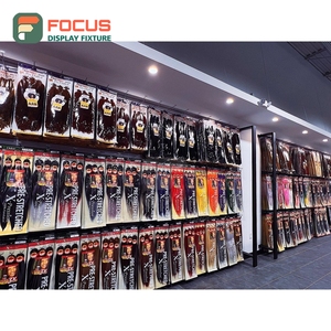 ชั้นวางวิกผมแบบติดผนัง ชั้นวางแนวตั้งสำหรับโชว์วิกผม ชั้นวางโชว์วิกผมสำหรับร้านขายวิกผม - Product Image 2