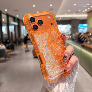 BEAUTYLINE Custodie per Cellulari 3 in 1 con Glitter per Tutti i Tipi <span class=keywords><strong>di</strong></span> Telefoni, Cover all'Ingrosso per iPhone 13 14 15 16 17 Pro Max - Product Image 2