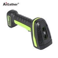 Escáner de Código de Barras Industrial Resistente, Inalámbrico, con Cable, para Códigos QR, EAN13, PDF417, DataMatrix, DPM, con Cable Opcional USB/COM/RS232/Serial