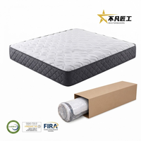 Matelas de lit compressé en gros, simple, double, queen, king, pleine taille, épaissi, en mousse haute densité pour chambre et hôtel