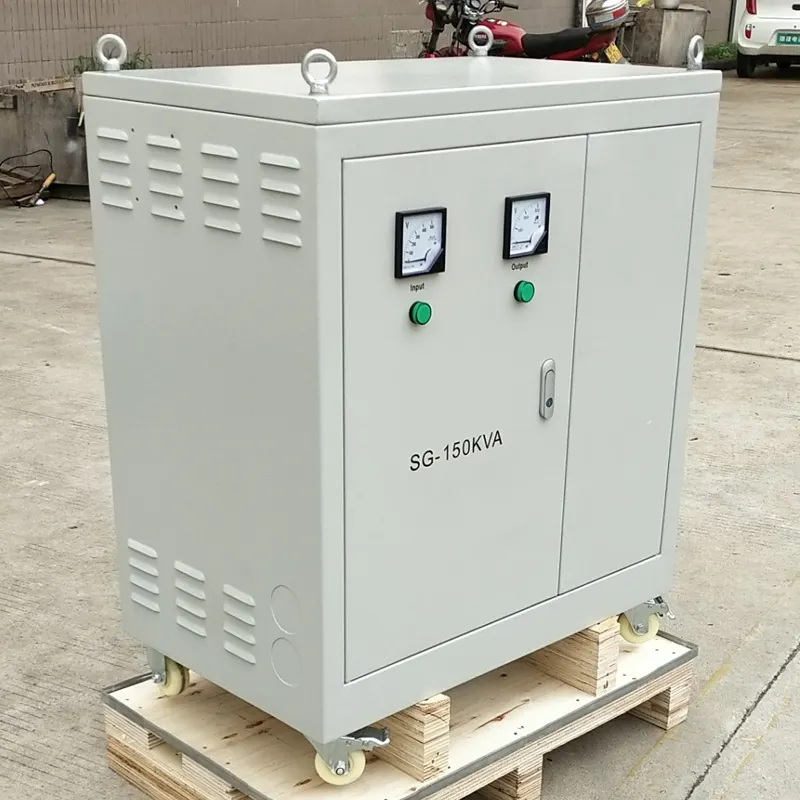 150kva 380v 220v हवा ठंडा करने के लिए वोल्टेज ट्रांसफार्मर