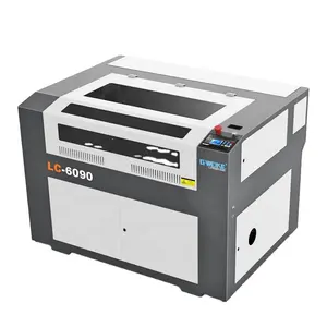 Lazer papan pemotong kayu akrilik 6090 Laser CNC, pengukir Laser fokus RECI Cortadora CO2