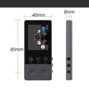 เครื่องเล่น MP3 MP4 หน้าจอ HD แบบสั่งทำจากโรงงาน ปุ่มควบคุมครบครัน สำหรับเล่นกีฬา มีลำโพงในตัว หน่วยความจำ 16GB เหมาะสำหรับนักเรียน - Product Image 1