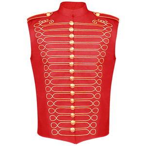 Veste médiévale pour <span class=keywords><strong>homme</strong></span>, style <span class=keywords><strong>steampunk</strong></span>, hussard, fanfare, batteur, défilé, costume de cosplay - Product Image 3