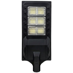 300W Waterproof IP67 LED Solar Street <b>Light</b> <b>Battery</b> Backup Black ABS Body CE Certified Mono-Silicon Solar Panel - Product Image 1