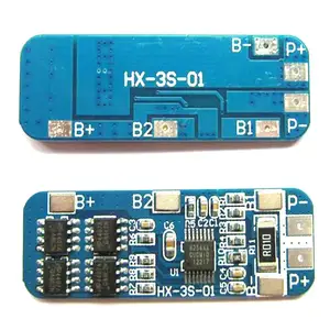 3 एस 10A लिथियम बैटरी चार्जर संरक्षण बोर्ड बीएमएस ली आयन चार्ज मॉड्यूल 12v