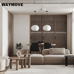WAYMOVE di lusso moderni armadi da cucina rubinetto Backsplash pannello in melamina pannello in acrilico porta lavello cerniera - Product Image 1