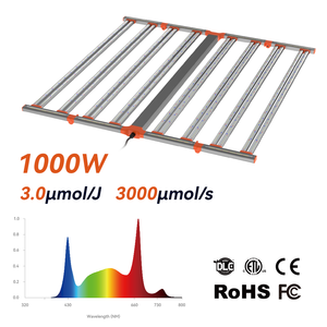 Système d'éclairage LED pliable 1000W pour culture, ultra haute efficacité 3.0 PPE, pour serres commerciales et agriculture verticale - Product Image 2