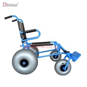 Health Care Beach Wheelchair Foldable Wheelchair Big Wheel All Terrain Beach Chair for Adult - Product Image 5