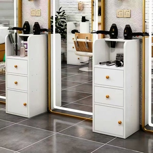 Armoire à outils pour salon de coiffure, comptoir à outils pour institut de beauté, chariot à outils pour institut de beauté, étagère de rangement dédiée pour salon de coiffure, armoire pour coupe de cheveux - Product Image 5
