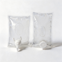 Pochette Doypack transparente anti-fuite sans BPA avec bec verseur pour recharge de savon liquide ou distributeur de désinfectant pour les mains, personnalisable avec logo