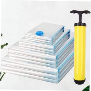 Sacs de rangement sous vide transparents en plastique pour la maison, la literie et les voyages – Optimisation de l'espace, scellables et polyvalents - Product Image 2