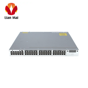 C3850 Series 48 Ethernet PoE + Ports Basis LAN Daya Switch WS-C3850-48P-E