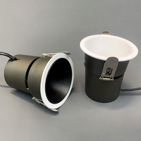 Spot LED encastré modulaire en aluminium réglable anti-éblouissement, CRI90+, pour plafonds intérieurs et projets commerciaux
