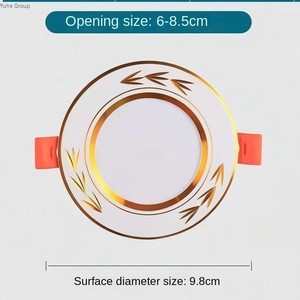 Lámpara de Techo Empotrada LED COB Moderna de Aluminio IP65 para el Hogar, 5W7W, Cambio de Color, Ajustable, Antideslumbrante, Foco - Product Image 3