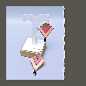 Nouvelles boucles d'oreilles pendantes personnalisées, fabriquées à la main, style pur, plaquées or 24 carats, bijoux bohèmes tendance pour femmes, pour les festivals et les vacances - Product Image 4