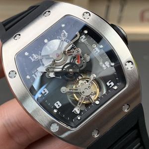 High Quality 001 Tourbillon Luxury Square-Shaped Automatic Mechanical <b>Watch</b> Titanium <b>Case</b> ETA Movement Sapphire Crystal Skeleton - Product Image 3