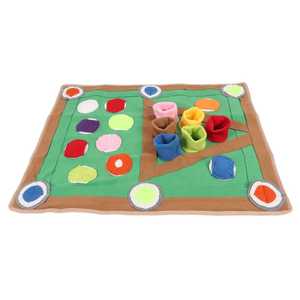 Alfombra de Olfateo <span class=keywords><strong>para</strong></span> Cachorros, Juguete <span class=keywords><strong>para</strong></span> <span class=keywords><strong>Perros</strong></span>, Diseño de Bola de Billar, Lavable a Máquina, Comida Lenta, Suave, Promueve la Digestión <span class=keywords><strong>para</strong></span> el Entrenamiento Olfativo - Product Image 5