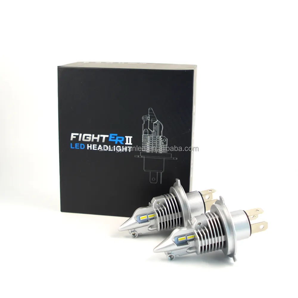 2023 luxfighter tốt hơn C6 naoevo Q10 H4 120W 12000lm CANBUS csp7035 Led Đèn Pha HID Kit 6500K xe HID Halogen đèn Xenon