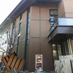 VANJOIN estilo australiano 219x26mm impermeable WPC estriado Exterior decorar Panel de pared - Product Image 2