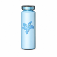YEKEA 500ml Tumbler Stainless Steel Motif Bunga Gradasi 304 Botol Air Terisolasi Dengan Tutup Baja Cangkir Reusable