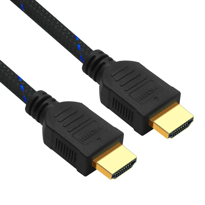 Tốc độ cao 4K Cáp HDMI 18gps 4K HDR 2160P 1080P 3D Ethernet bện dây HDMI, ARC UHD cáp HDMI tương thích với máy tính xách tay