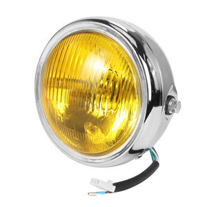 CG125 Faros delanteros <span class=keywords><strong>vintage</strong></span> modificados-GN125 Cubierta frontal redonda negra <span class=keywords><strong>vintage</strong></span> Luces Accesorios para motocicletas - Product Image 2