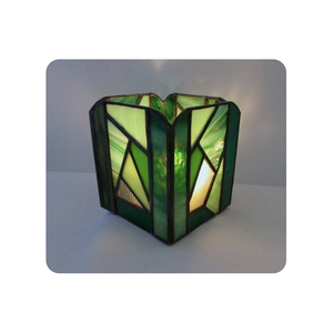 Thiết Kế Trừu Tượng Kính Màu Giữ Nến Treo Thủ Công Kính Màu Tác Phẩm Nghệ Thuật - Product Image 4