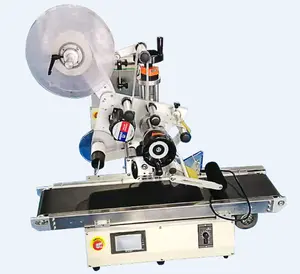 Full Automatic Flat Round Automatic Plane Top Surface Labeling Machine