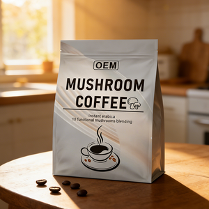 批发蘑菇咖啡混合物 灵芝蘑菇咖啡 7合1袋装 提高免疫力 蘑菇咖啡 - Product Image 4
