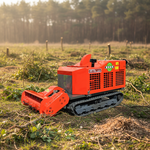 Heavy Duty Diesel RC Tracked <b>Brush</b> Cutter with 50HP Engine and 5000mm Cutting Reach for Commercial <b>Vegetation</b> Clearing - Product Image 4