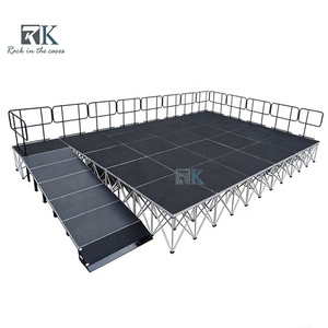 Escenario Modular Desmontable con Rampas, Escenario Móvil Ligero - Product Image 1